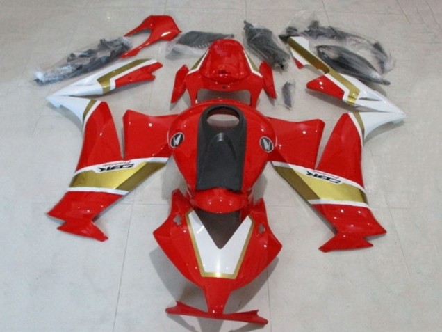 Honda CBR1000RR Motorrad Verkleidung 2012-2016 - Weiss Rot Gold
