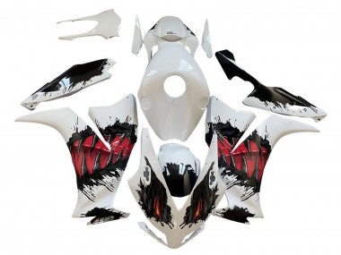 Honda CBR1000RR Motorrad Verkleidung 2012-2016 - Weiss Rot Schwarz