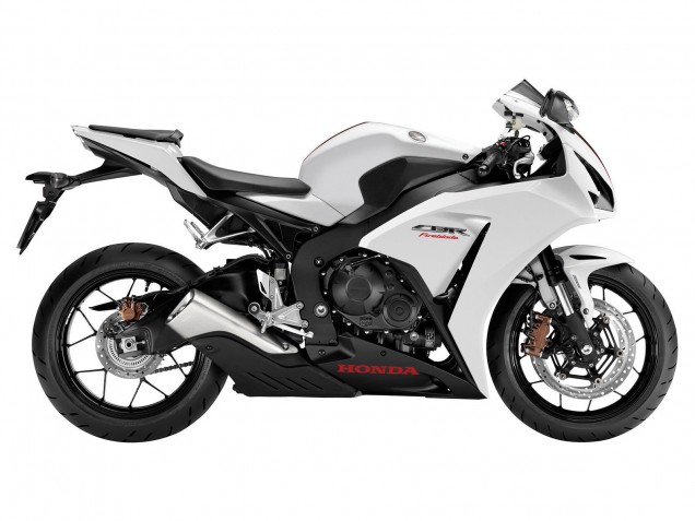 Honda CBR1000RR Motorrad Verkleidung 2012-2016 - Weiss Matt Schwarz