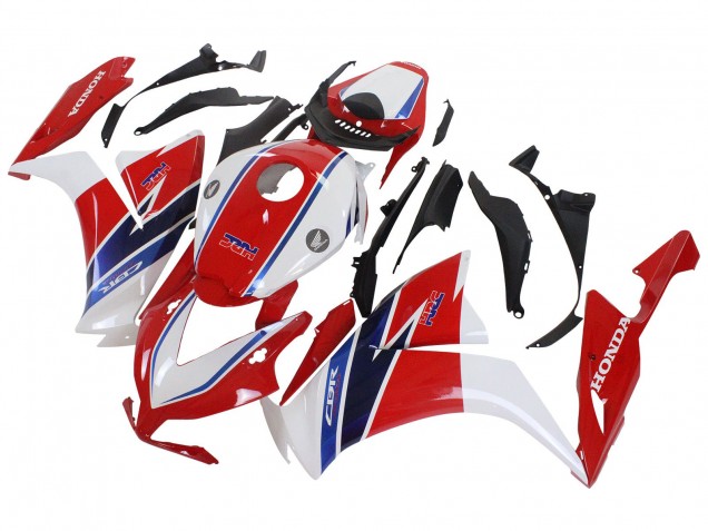Honda CBR1000RR Motorrad Verkleidung Kit 2012-2016 - Weiss Rot Blau