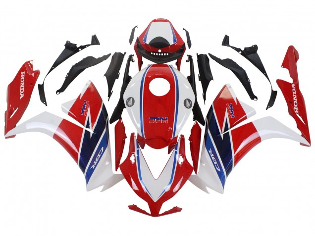 Honda CBR1000RR Motorrad Verkleidung Kit 2012-2016 - Weiss Rot Blau