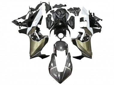 Honda CBR1000RR Motorrad Verkleidung 2017-2023 - Grau Weiss Schwarz Carbonfaser