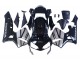 Honda CBR600RR Motorrad Verkleidung 2003-2004 - Silber Glanzendes Schwarz