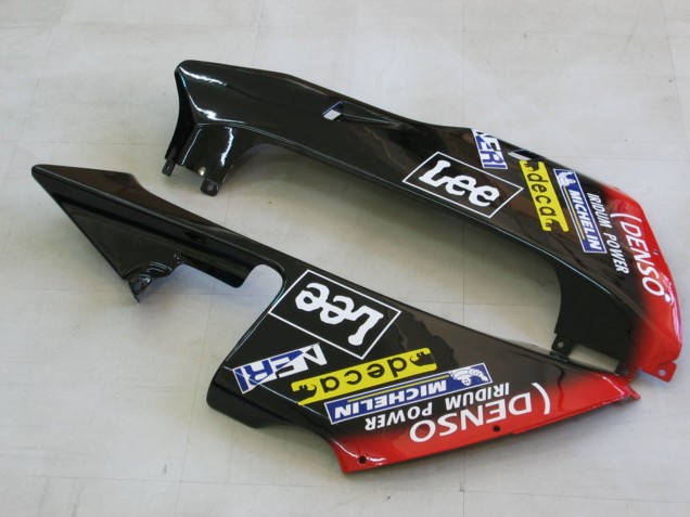 Honda CBR600RR Motorrad Verkleidung 2005-2006 - Rot Weiss Blau Denso