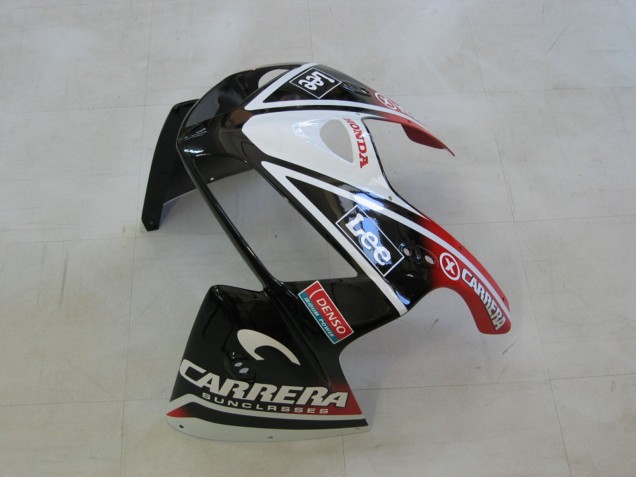 Honda CBR600RR Motorrad Verkleidung 2005-2006 - Rot Weiss Blau Denso