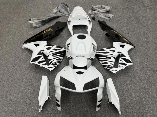 Honda CBR600RR Motorrad Verkleidung 2005-2006 - Weiss Schwarz