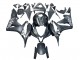 Honda CBR600RR Motorrad Verkleidung 2007-2008 - Matt Schwarz Weiss Repsol