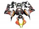 Honda CBR600RR Motorrad Verkleidung 2007-2008 - Matt Schwarz Orange Rot Rossi Repsol 46