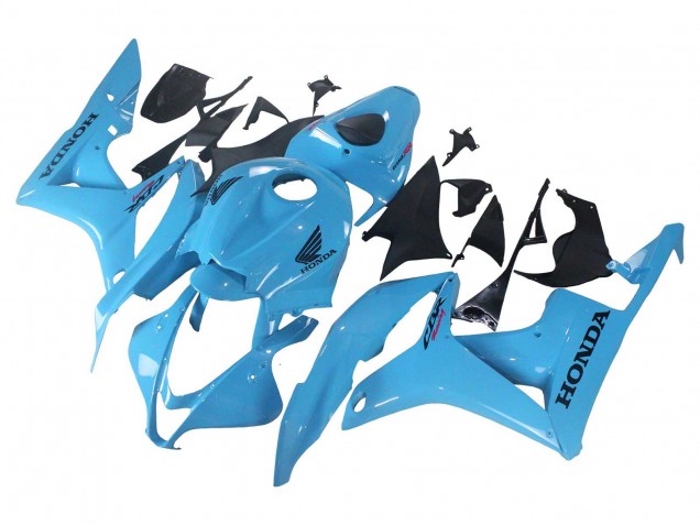 Honda CBR600RR Motorrad Verkleidung 2007-2008 - Hellblau Rennen