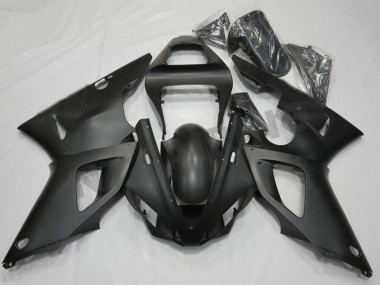 Yamaha YZF R1 Motorrad Verkleidung 2000-2001 - Matt Schwarz
