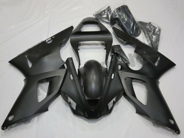 Yamaha YZF R1 Motorrad Verkleidung 2000-2001 - Matt Schwarz