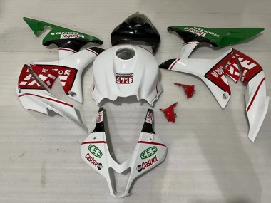 Honda CBR600RR Motorrad Verkleidung 2007-2008 - Weiss Grun Rot Castrol