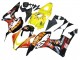 Honda CBR600RR Motorrad Verkleidung 2007-2008 - Gelb Orange Glanzendes Schwarz Rossi Repsol