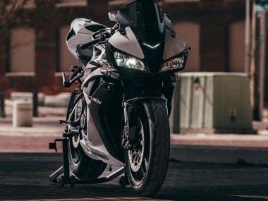 Honda CBR600RR Motorrad Verkleidung 2007-2008 - Weiss Schwarz Rennen