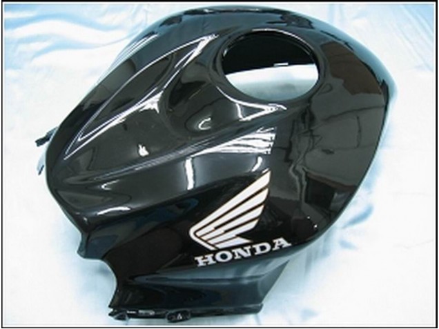 Honda CBR600RR Motorrad Verkleidung 2007-2008 - Glanzendes Schwarz Weiss West