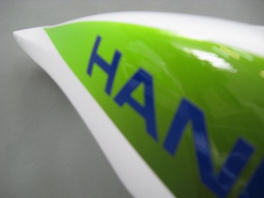 Honda CBR600RR Motorrad Verkleidung 2007-2008 - Weiss Grun Gelb Glanzendes Schwarz Hannspree