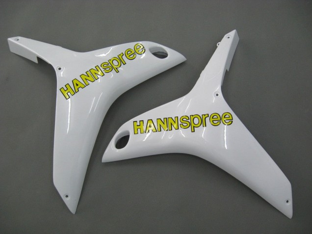 Honda CBR600RR Motorrad Verkleidung 2007-2008 - Weiss Grun Gelb Glanzendes Schwarz Hannspree
