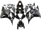 Honda CBR600RR Motorrad Verkleidung 2009-2012 - Glanzendes Schwarz Matt Schwarz