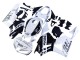 Honda CBR600RR Motorrad Verkleidung 2013-2023 - Weiss Glanzendes Schwarz Repsol