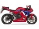 Honda CBR600RR Motorrad Verkleidung 2013-2023 - Rot Blau