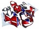 Honda CBR600RR Motorrad Verkleidung 2013-2023 - Weiss Rot Blau HRC