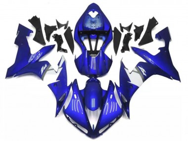 Yamaha YZF R1 Motorrad Verkleidung 2009-2011 - Blau Weiss