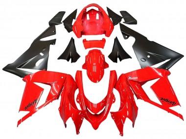 Kawasaki ZX10R Motorrad Verkleidung 2004-2005 - Rot Schwarz Ninja