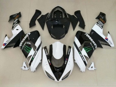 Kawasaki ZX10R Motorrad Verkleidung 2004-2005 - Grun Rot Schwarz