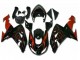 Kawasaki ZX10R Motorrad Verkleidung 2006-2007 - Glanzendes Schwarz Rot
