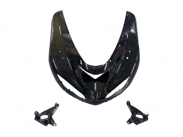 Kawasaki ZX10R Motorrad Verkleidung 2006-2007 - Glanzendes Schwarz
