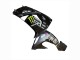 Kawasaki ZX10R Motorrad Verkleidung 2006-2007 - Grau Gelb Glanzendes Schwarz Monster Elf