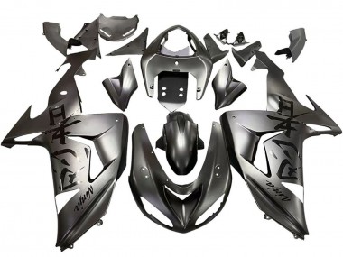Kawasaki ZX10R Motorrad Verkleidung 2006-2007 - Matt Grau