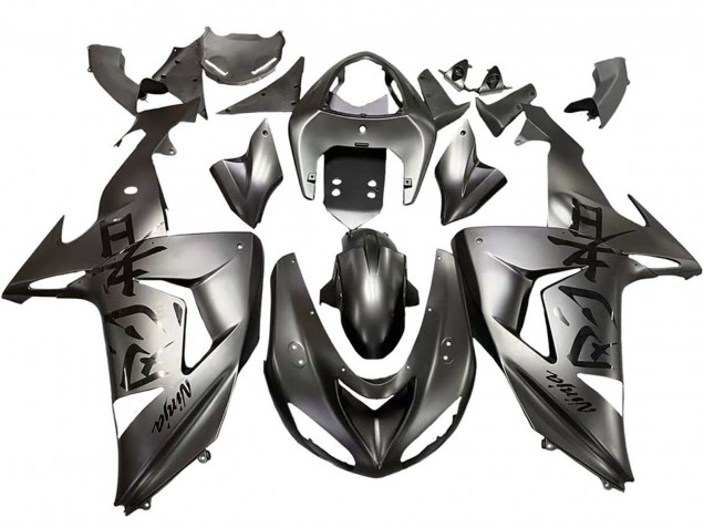Kawasaki ZX10R Motorrad Verkleidung 2006-2007 - Matt Grau