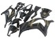 Kawasaki ZX10R Motorrad Verkleidung 2011-2015 - Matt Schwarz Gold Schnee Elf