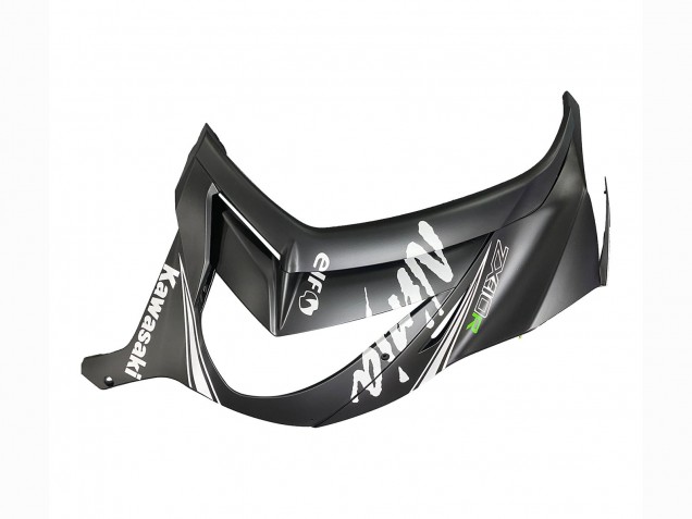 Kawasaki ZX10R Motorrad Verkleidung 2011-2015 - Matt Schwarz Grun Elf