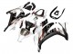 Kawasaki ZX10R Motorrad Verkleidung 2011-2015 - Weiss Glanzendes Schwarz Matt Schwarz Rot