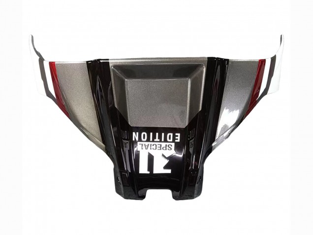 Kawasaki ZX10R Motorrad Verkleidung 2011-2015 - Weiss Glanzendes Schwarz Matt Schwarz Rot