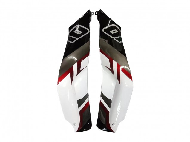 Kawasaki ZX10R Motorrad Verkleidung 2011-2015 - Weiss Glanzendes Schwarz Matt Schwarz Rot