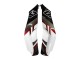 Kawasaki ZX10R Motorrad Verkleidung 2011-2015 - Weiss Glanzendes Schwarz Matt Schwarz Rot