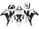 Kawasaki ZX10R Motorrad Verkleidung 2011-2015 - Weiss Glanzendes Schwarz Matt Schwarz Rot
