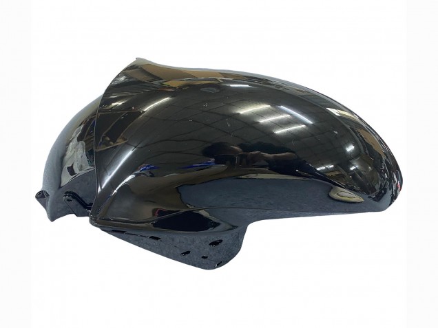 Kawasaki ZX14R ZZR1400 Motorrad Verkleidung Kit 2006-2011 - Glanzendes Schwarz Rot Flamme