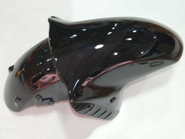 Kawasaki ZX14R ZZR1400 Motorrad Verkleidung 2006-2011 - Glanzendes Schwarz Gold Flamme