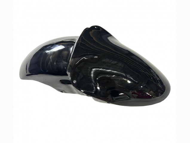 Kawasaki ZX6R Motorrad Verkleidung 1998-1999 - Glanzendes Schwarz Gelb Elf Bridgestone