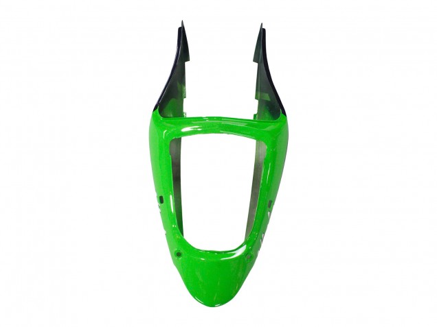 Kawasaki ZX6R Motorrad Verkleidung 1998-1999 - Grun Weiss Dunkel Blau Silber