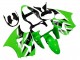 Kawasaki ZX6R Motorrad Verkleidung 2000-2002 - Grun Weiss Schwarz