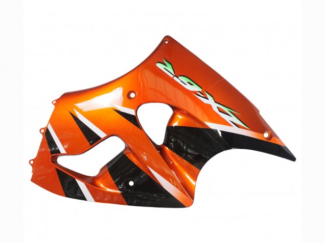Kawasaki ZX6R Motorrad Verkleidung 2000-2002 - Orange Schwarz