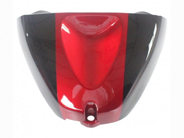 Kawasaki ZX6R Motorrad Verkleidung 2005-2006 - Rot Glanzendes Schwarz