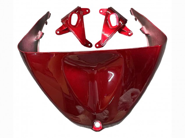 Kawasaki ZX6R Motorrad Verkleidung 2005-2006 - Rot Schwarz