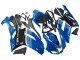Kawasaki ZX6R Motorrad Verkleidung 2007-2008 - Schwarz Blauer Elf