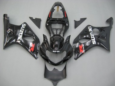 Suzuki GSXR1000 Motorrad Verkleidung 2000-2002 - Glanzendes Schwarz
